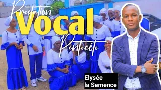 Vocal de Libreville en prestation avec Elysée la Semence Pentecôte 2024