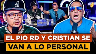 CRISTIAN PIERDE EL CONTROL POR HUMOR NEGRO DE EL PIO RD “LUINNY TERMINA ENTREVISTA Y EVITA PELEA”