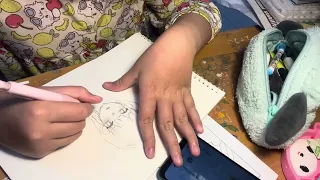 Daily Vlog - Vẽ Tranh Cô Gái Siêu Đáng Yêu Theo Phong Cách Chibi