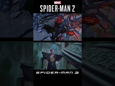 Who did it better!? 🕷 Spider-Man 2 (PS5) VS. Movie #shortsfeed