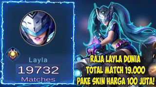 RAJA MARKSMAN DUNIA PAKE LAYLA SKIN 100 JUTA BLUE SPECTRE BIKIN MUSUH KETAR KETIR | MOBILE LEGENDS