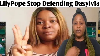 DYNA EKWUEME saga , LilyPope tv defends Dasylvia, Woman stay in your husband's house
