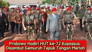 Kemeriahan Dirgahayu Kopassus Ke 72 yang Dihadiri Prabowo