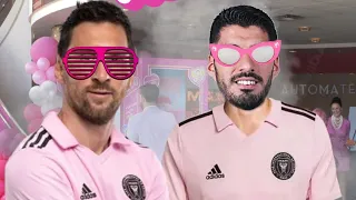 MESSI y SUAREZ fueron al CINE a ver BARBIE
