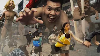 Attack on Titan in Real Life 進擊的巨人 真人版