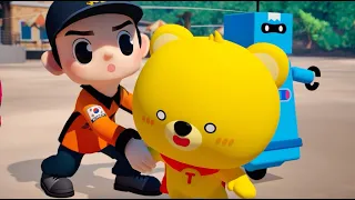 🛟 SAVE RINO! | Beach Safety Animation | Tomy Friends & 119 Korea | KoKoPang