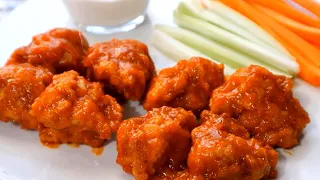 COMO HACER BONELESS CON SALSA BUFALO PASO A PASO | #iriscocinablog