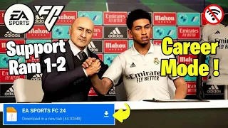 MUST TRY! Best Offline Android Football Game 2025, EA Sports FC Mod Can Have Career Mode