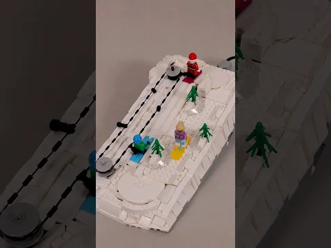 Making a working Ski Hill for my LEGO Minifigs