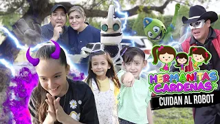 Las Hermanitas CARDENAS desconfiguran al Robot de Maskarin | LAS HERMANITAS CARDENAS EN PROBLEMAS