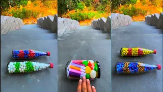 Breaking glass bottle ⚠️🔥 Crushing Crunchy & Soft Things #asmr #shorts #asmrsound #satisfyingvideo