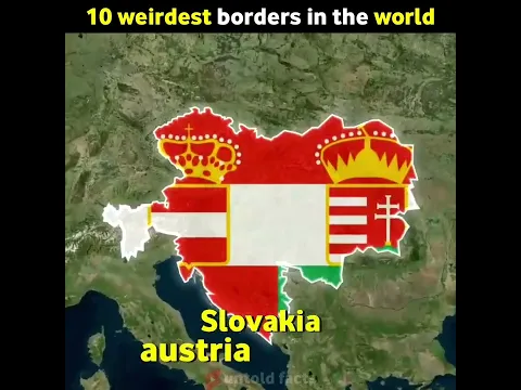 दुनिया के 10 सबसे अजीबो गरीब बॉर्डर 😱 | 10 weirdest borders in the world | #shorts #border