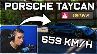 BRUTÁLIS GYORSASÁG 🔥 (PORSCHE TAYCAN GLITCH - 659 KM/H) | FORZA HORIZON 5