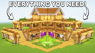 Minecraft: The Ultimate Survival House Tutorial🏠🛠️