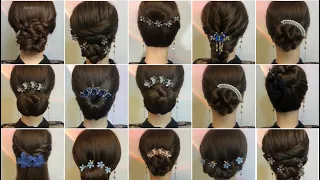 Low Bun Hairstyle With Claw Clip | Beautiful And Easy Hairstyle For Ladies