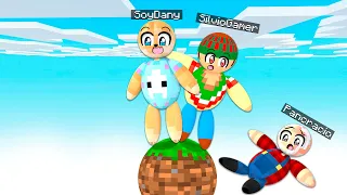 ¡NOS pasamos MINECRAFT pero ES REDONDO!🌕😂MINECRAFT con SILVIOGAMER y PANCRACIO