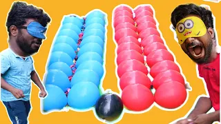 100 Balloon Popping Challenge Race by 👨‍🦯👨‍🦯