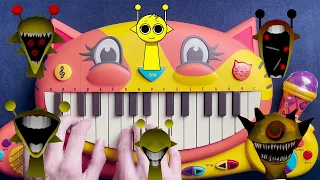 SIMON THEME (INCREDIBOX SPRUNKI) / PHASE 1,2,3,4,5 & 6 ON A CAT PIANO