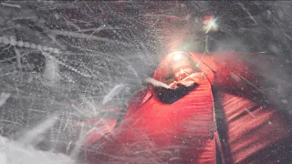 Alone in a Blizzard With No Fire… Winter Camping Survival in a Snowstorm (Extreme)