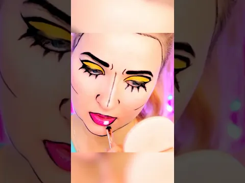 Barbie teaches me how to makeup💖🌈💄 #beauty #makeup #shadow #lipstick #arrow #eyeliner #lifehacks