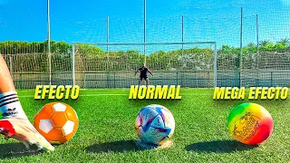 ¡¡ PENALTI SORPRESA !! ⚽ BALÓN con EFECTO IMPOSIBLE 😵 ¡Retos de Fútbol!