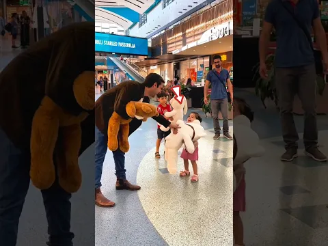 Gave teddy bears to both brother and sister ...