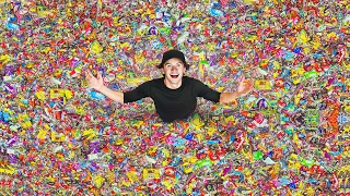 Hice el RECIPIENTE de DULCES MÁS GRANDE del MUNDO