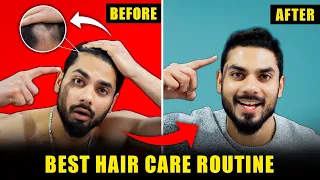 Best Hair Care Routine For * HAIR FALL, HAIR LINE RECEDING, WHITE HAIR* For Teens and Students