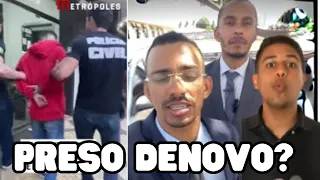 REPORTER CARLOS SANTOS DO BEN MENDES QUASE SE DA MAL DENOVO, POREM BEN MENDES ESTAVA COM ELE