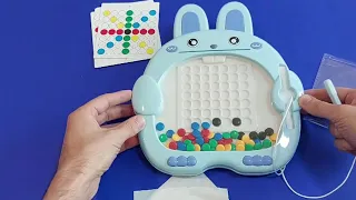 لعبة ارنوب مغناطيس تعليميه للاطفال 🐰💚❤️🐰