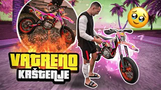 NOVE GTA VICE CITY PLASTIKE ZA KTM | taman ih stavio i pao s motora..
