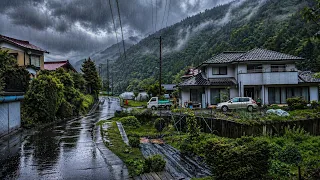 Peaceful Rain Walk in Japan’s Countryside 🌿