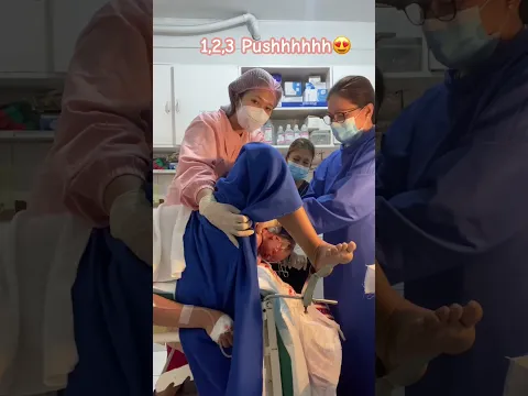 Pushh… Pushhh…. pushhhhhh 😍 #birthvlog  #midwife #normaldeliverytips  #familyplanning  #pregnancy