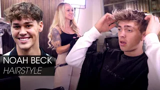 Noah Beck Hairstyle ☆ Messy Fringe haircut