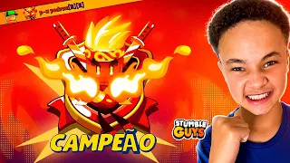 FINALMENTE! PEGUEI A MAIOR PATENTE NO STUMBLE GUYS!