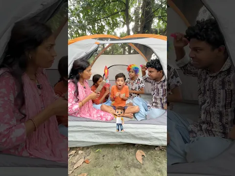 Tent House Me Baba Aarha Hai ⛺️😱 #shorts #ytshorts #viralvideos #tenthouse