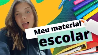 MEU MATERIAL ESCOLAR 2023… ULTIMO ANO NA ESCOLA😱
