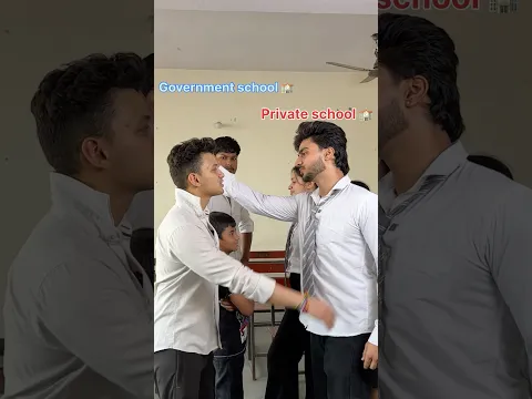Private school vs government school 😂 comment check kro #chetanthebackbencher #chetannn026 #comedy