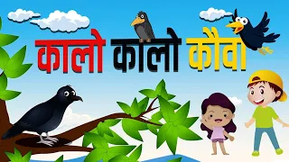 Kalo Kalo Kauwa कालो कालो कौवा - Aagya Basnet • New Nepali Kids Rhymes • Nepali Song