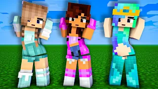 SUPER IDOL DANCE MEME PINK APHMAU, LADY CARMEN AND MERMAID GIRL - MINECRAFT ANIMATION #shorts