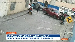 UNASE capturó a varios integrantes de la banca Clan 8.5 en el norte de Guayaquil