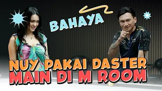 BAHAYA, NUY PAKE DASTER MAIN BILLIARD DI M ROOM-NYA ANJI ‼️
