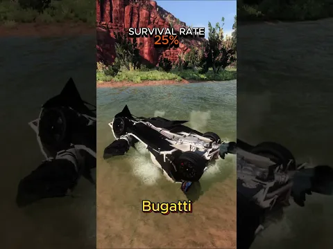 Chance of Survival with different  Cars🔥✅⛔#games #goviral #gaming #cars  #crash #beamngdrive