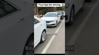 Four tips for judging vehicle distance!#car #driving #shortsvideo #tips #tutorial #skills