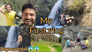 || Huge waterfall explored || #myfirstvlog