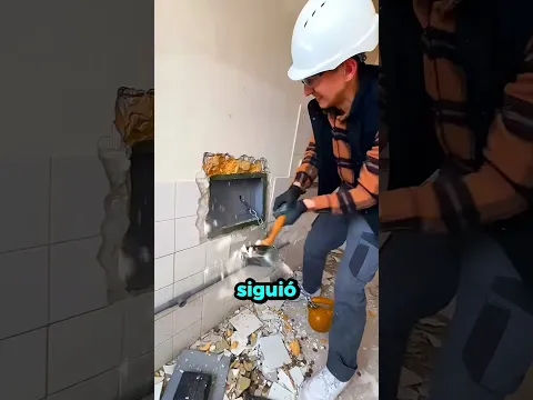 Rompió la pared y encontró algo impactante adentro! 💎😮