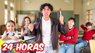 24 HORAS SIENDO MAESTRO 👨‍🏫 *LOCURA EXTREMAA😱* | Leo Study