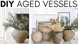 DIY AGED VESSELS || THRIFT FLIP || FAUX ANTIQUE EFFECT