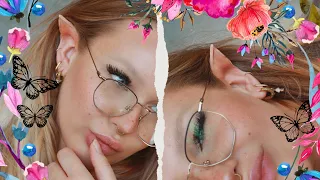 DIY elf ear using clay