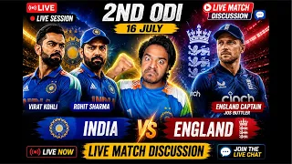 🔴 LIVE: India vs England 2nd ODI | IND vs ENG Live Match Today | Live Score & Discussion